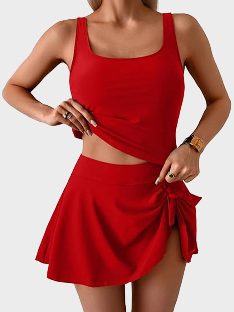 Daisy | Tummy-Control Tie-Side Swim Dress