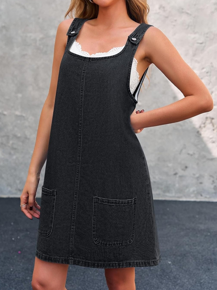 Ngaire | Casual Denim Overall Dress