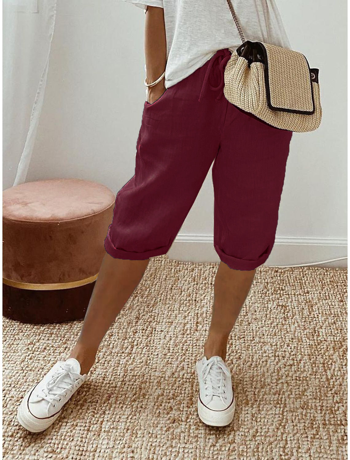 Holly in Wine Red