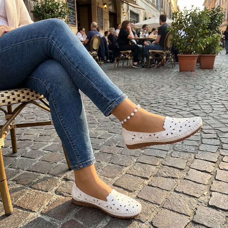Aniwa | Floral Cut-Out Comfort Loafer