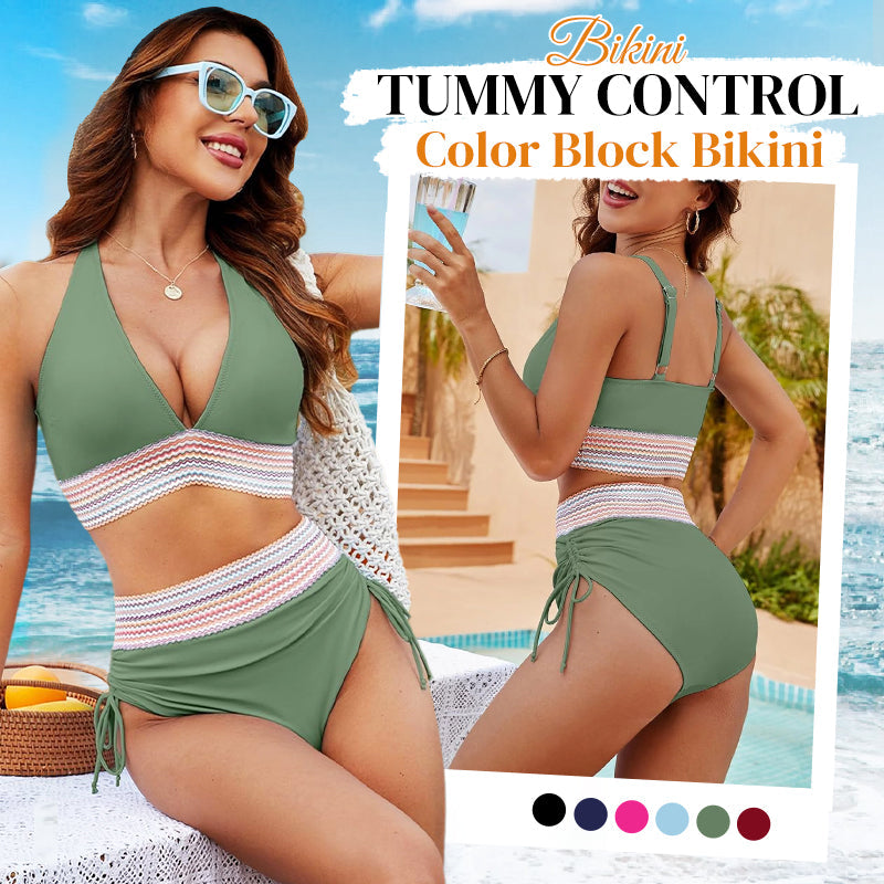 Ivy | High-Waisted Tummy-Control Bikini Set