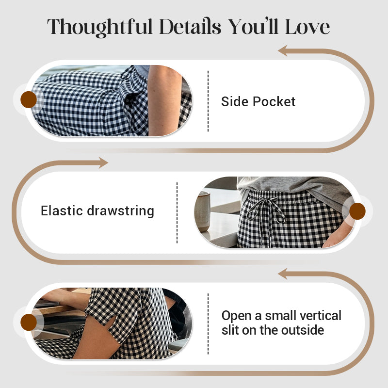 Rosie | Gingham Capri Pants