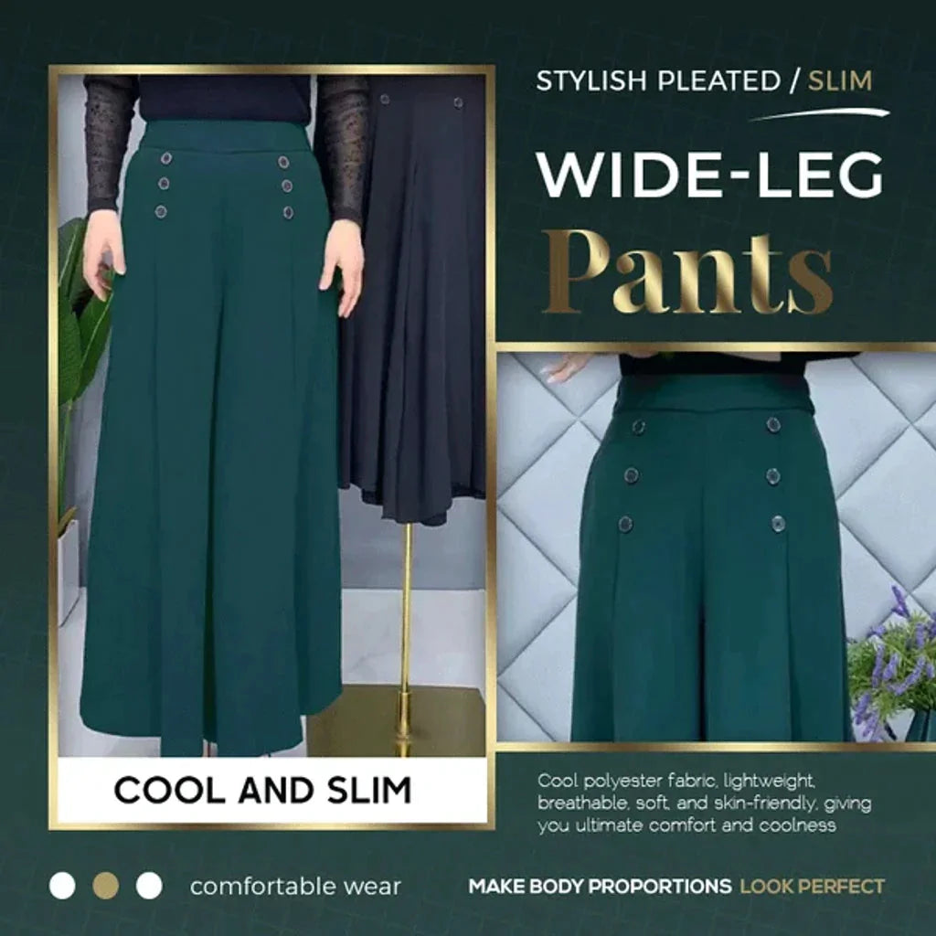 Jane | Pleated Wide-Leg Pants