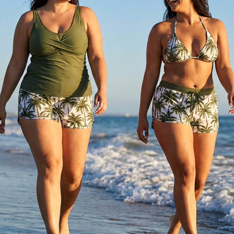 Erin | 3-Piece Tankini Set with Shorts
