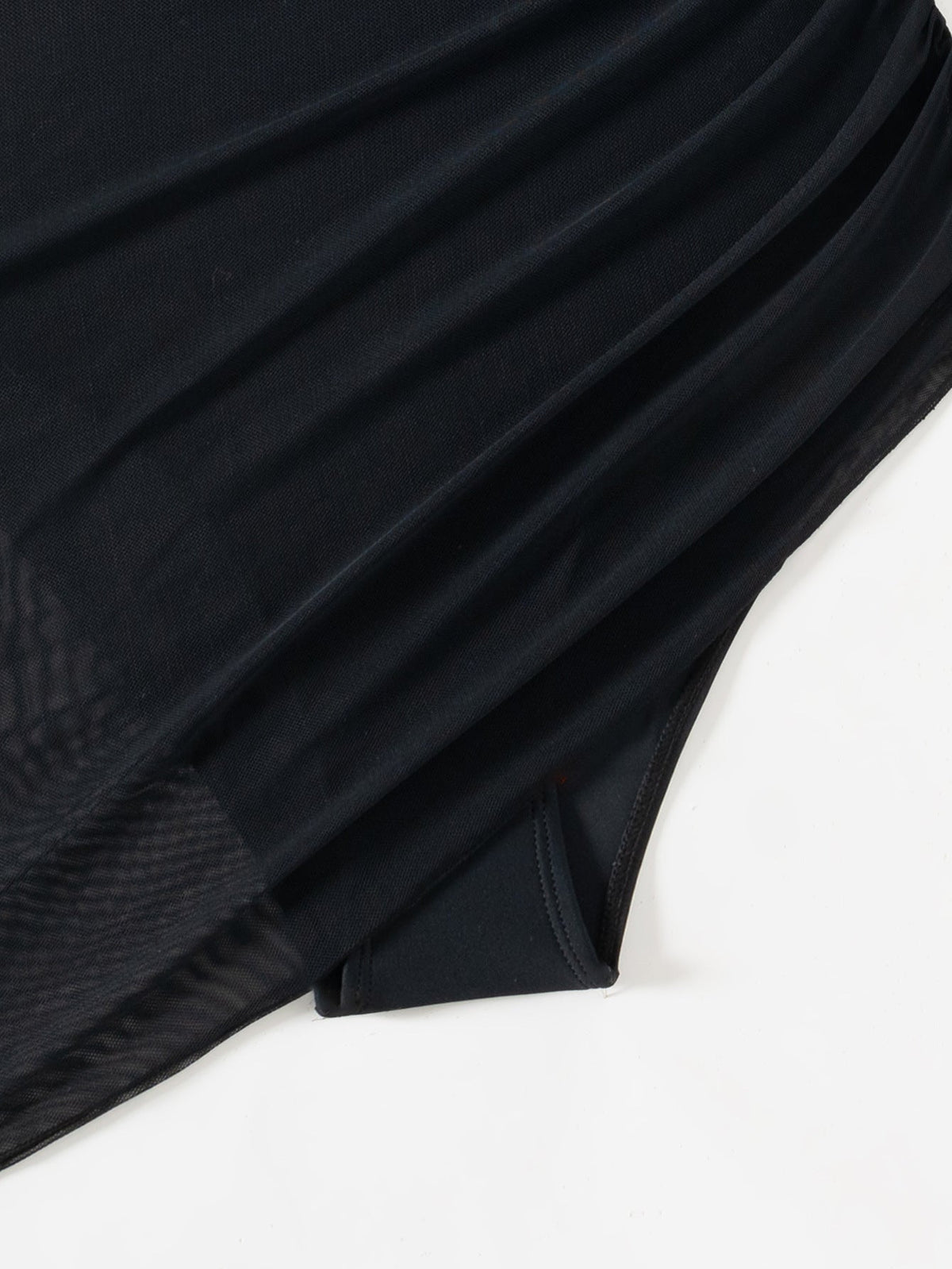 Naomi | Mesh Panel Tummy-Control Swimsuit