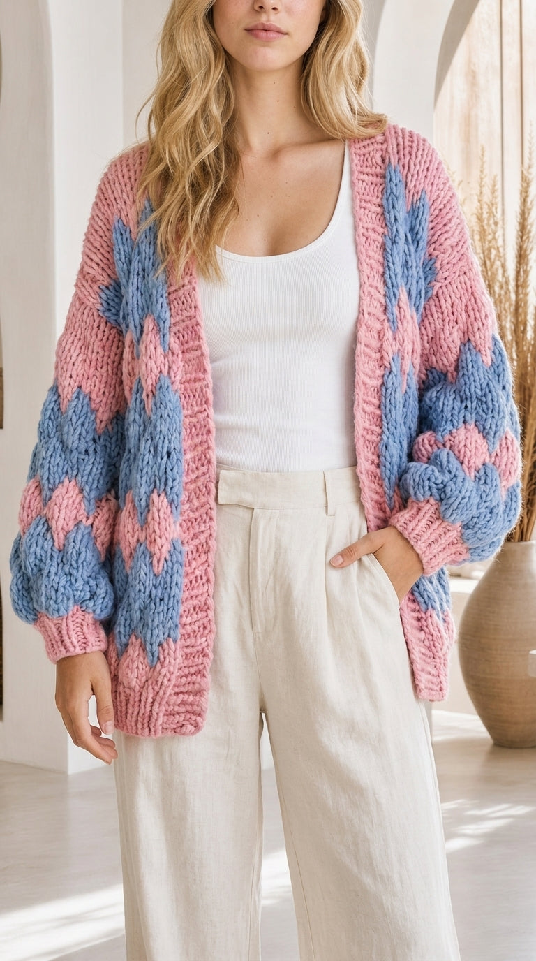 Maia™ – Wave Knit Cardigan