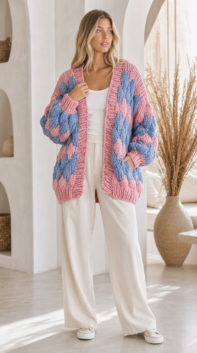 Maia™ – Wave Knit Cardigan