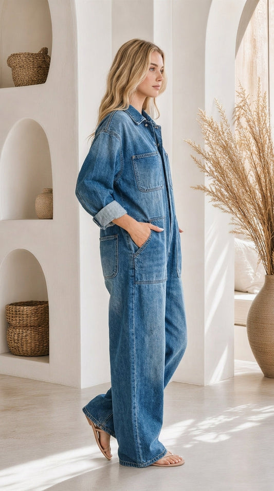 Kaia | Denim Jumpsuit