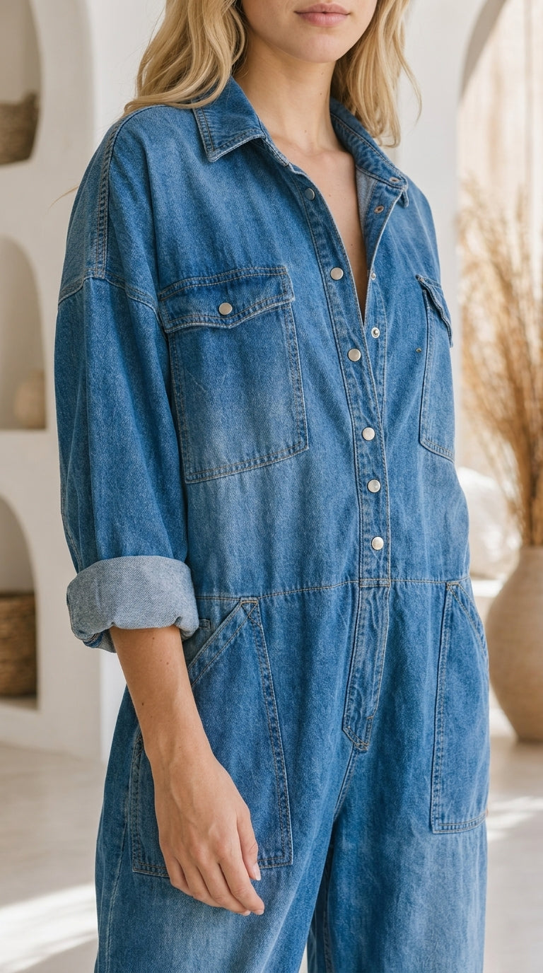 Kaia | Denim Jumpsuit