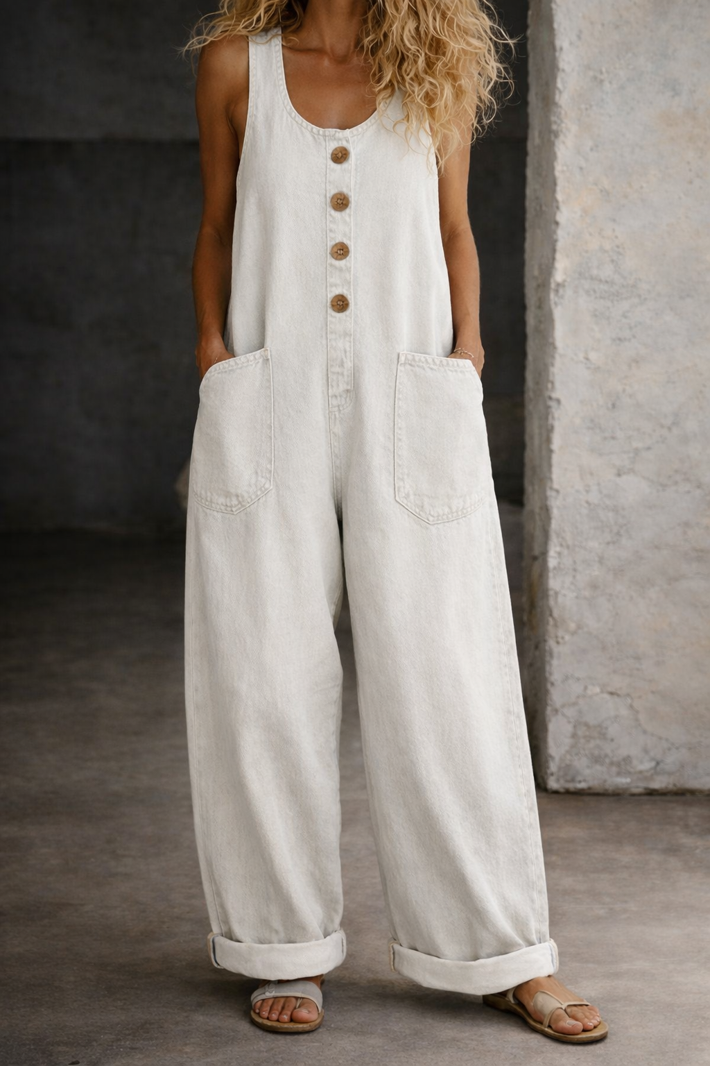 Lily | Vintage Denim Overalls
